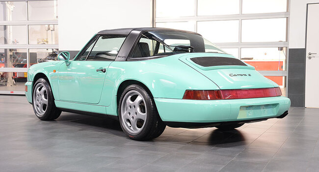 Porsche 964 Carrera 2 Targa Mintgrün Porsche 964 Carrera 2 Targa Mintgrün