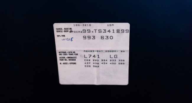 Porsche 993 Carrera Cabriolet