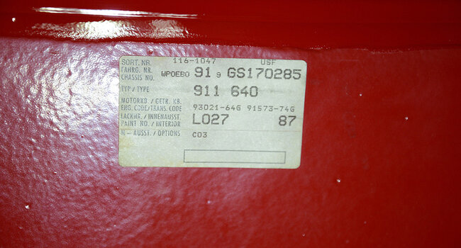 Porsche 911 Carrera Cabriolet WTL Werks Turbo Look