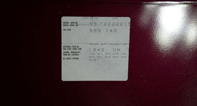 Porsche 993 Carrera 4S Coupe