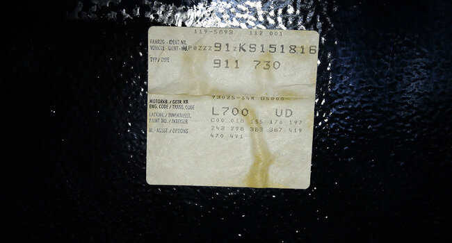 Porsche 911 Carrera 3.2 Speedster