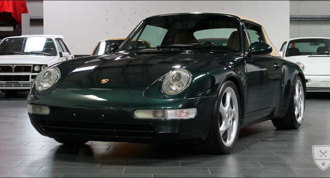Porsche 993 Carrera 2 Cabriolet GRÜN